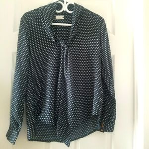 Dark green formal top